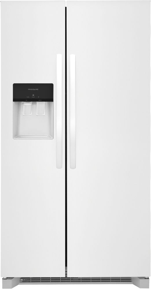 White frigidaire side by side refrigerator