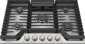 Overhead view of the Frigidaire Gallery GCCG3048AS cooktop