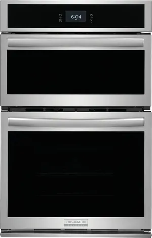 Front view of the Frigidaire Gallery GCWM2767AF microwave oven combo