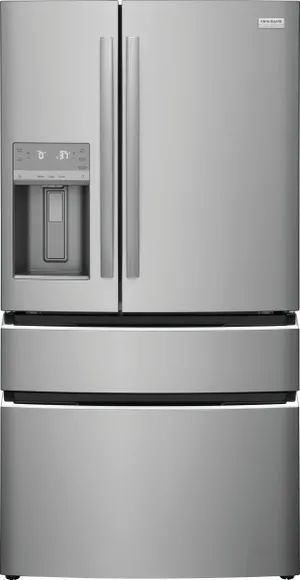 Front view of the Frigidaire Gallery GRMC2273CF French door refrigerator
