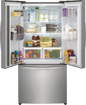 Frigidaire Brushed Steel French Door Refrigerator