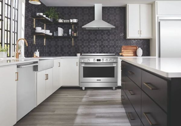 Frigidaire Professional® 36'' Smudge-Proof Stainless Steel Freestanding Induction Range