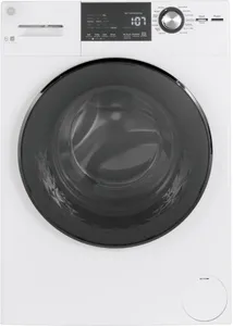 Front view of the GE GFW148SSMWW washer