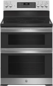 Front view of the GE JBS86SPSS electric range
