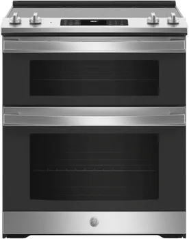 Front view of the GE JSS86SPSS range