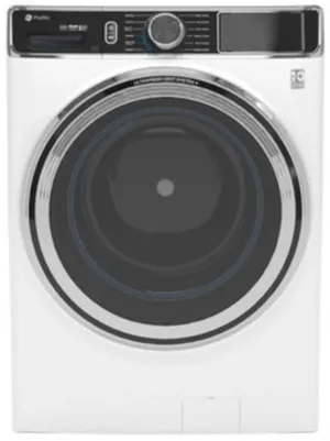 Credit: GE Profile Front view of the GE Profile PFW870SSVWW front load washer