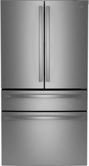 Credit: GE Profile Front view of the GE Profile PJE23BYWFS French door refrigerator