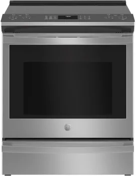 Front view of the GE Profile PSS93YPFS range 