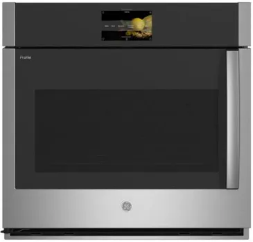 Front view of the GE Profile PTS700LSNSS oven