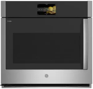 Front view of the GE Profile PTS700LSNSS oven 