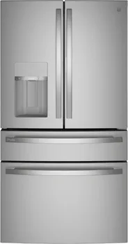 Front view of the GE Profile PVD28BYNFS refrigerator