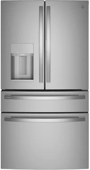 Credit: GE Profile Front view of the GE Profile PXD22BYPFS French door refrigerator