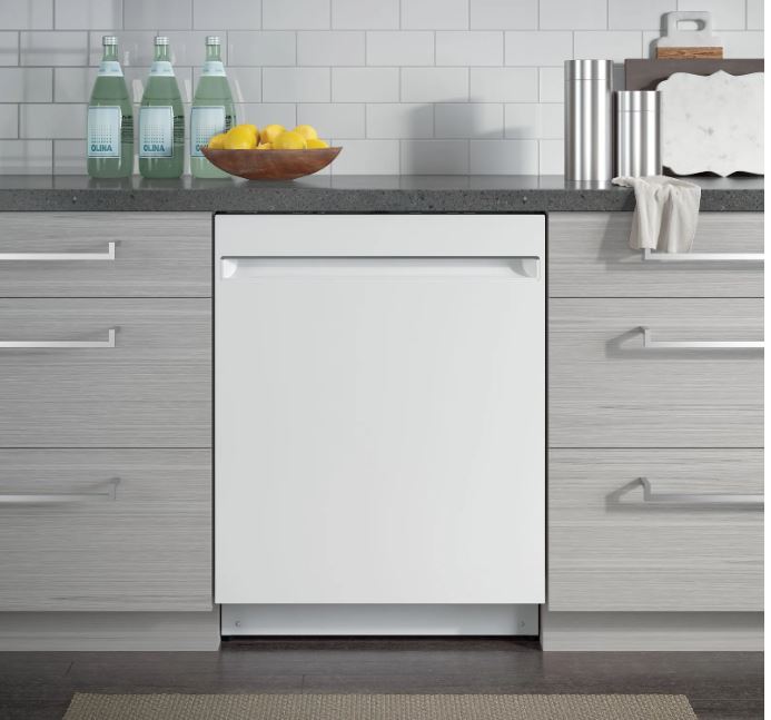 GE 24in White on White Dishwasher
