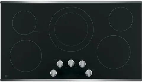 GE Stainless Steel Built In Electric Cooktop