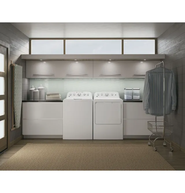 GE White Gas Dryer
