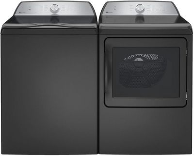 GE Profile Diamond Gray Laundry Pair