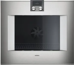 Front view of the Gaggenau 400 Series BO480613 oven