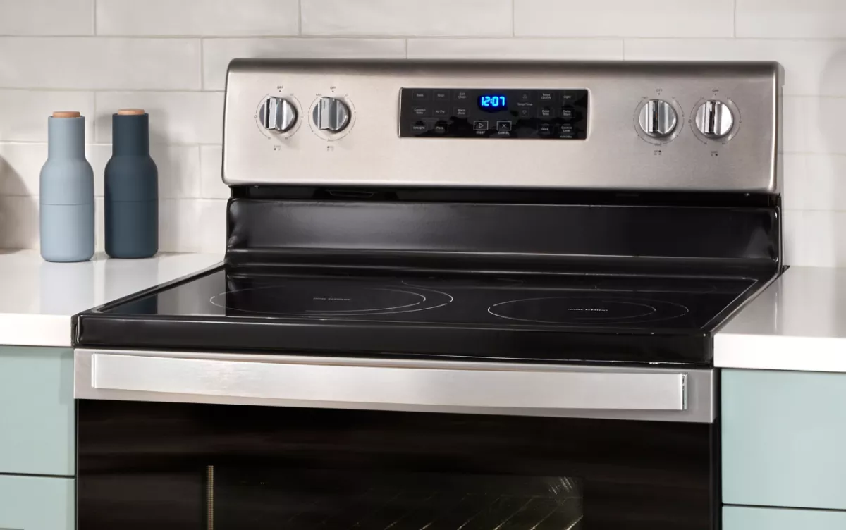 Glass Whirlpool Glass Stove Top