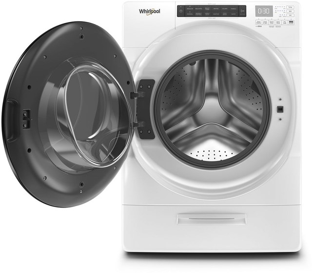 Whirlpool washer WFW6620HW front view with door open