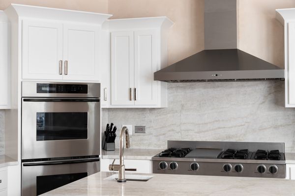 A kitchen featuring high-end stainless steel appliances 