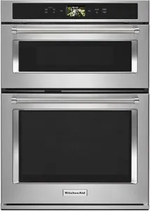 Front view of the KitchenAid KOCE900HSS oven