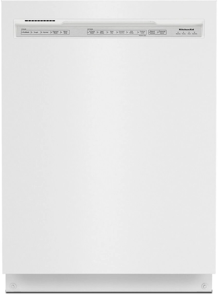 KitchenAid 24in White Built In dishwasher