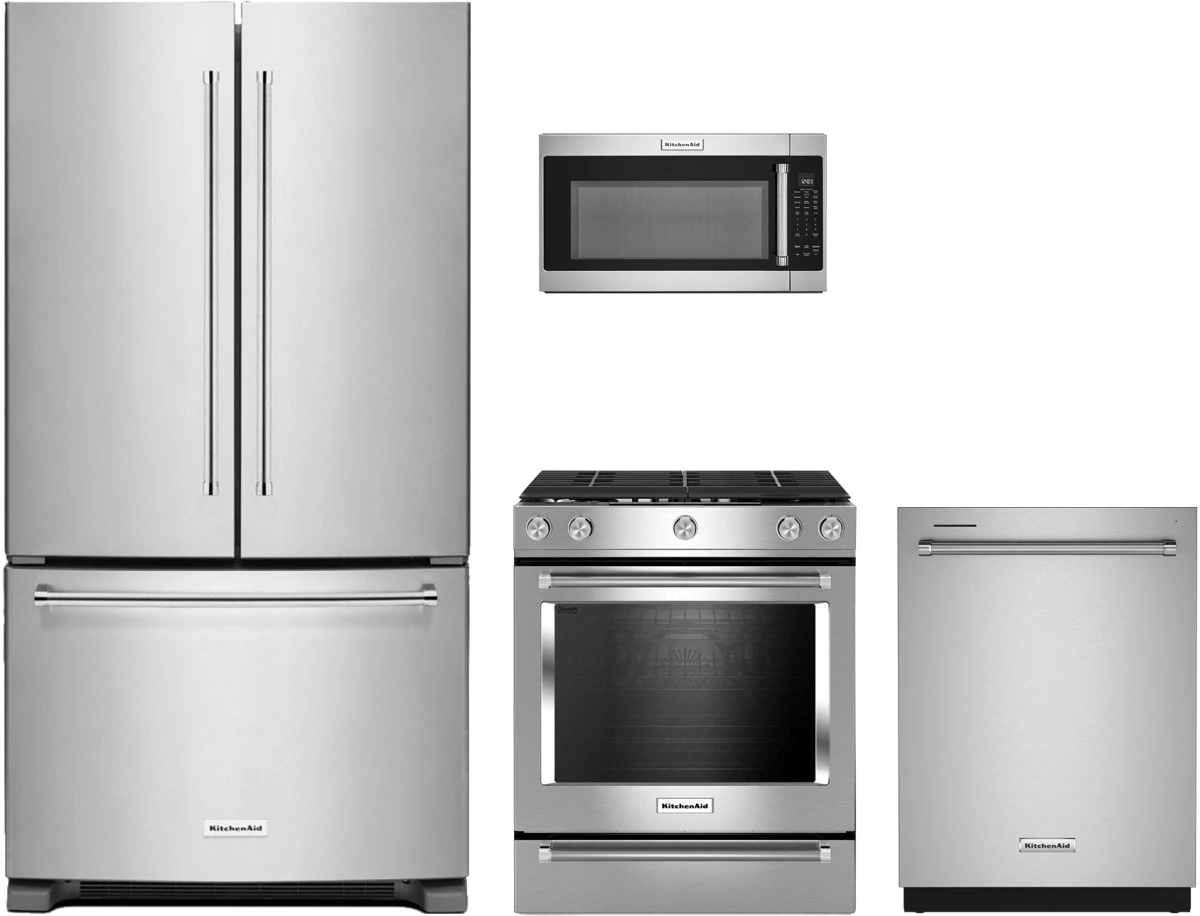 KitchenAid 4 Piece Stainless Steel Package