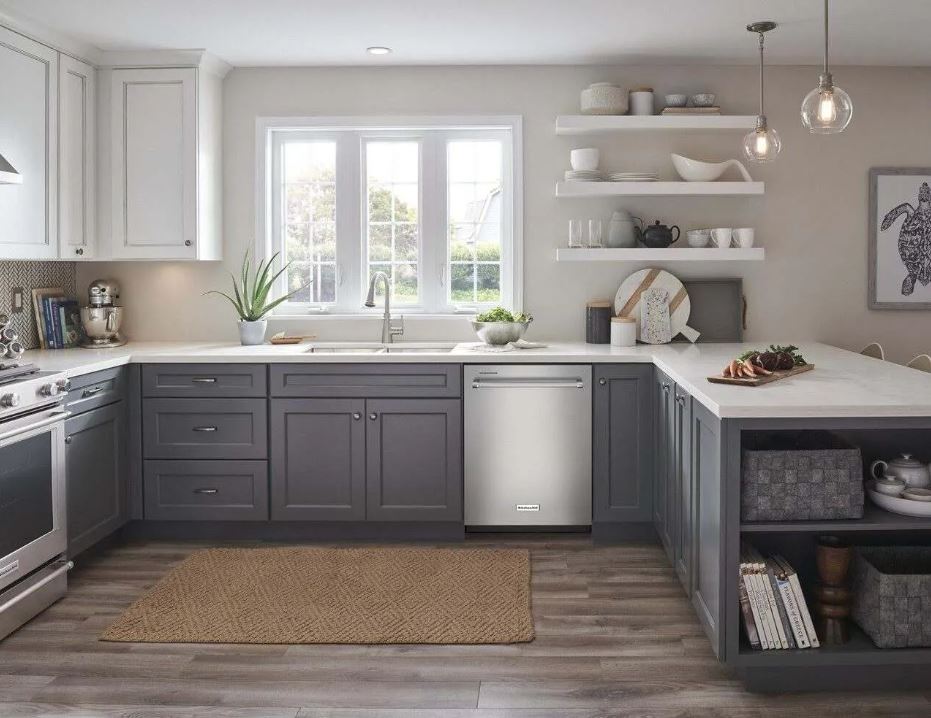 KitchenAid Dishwasher in Modern Kitchen