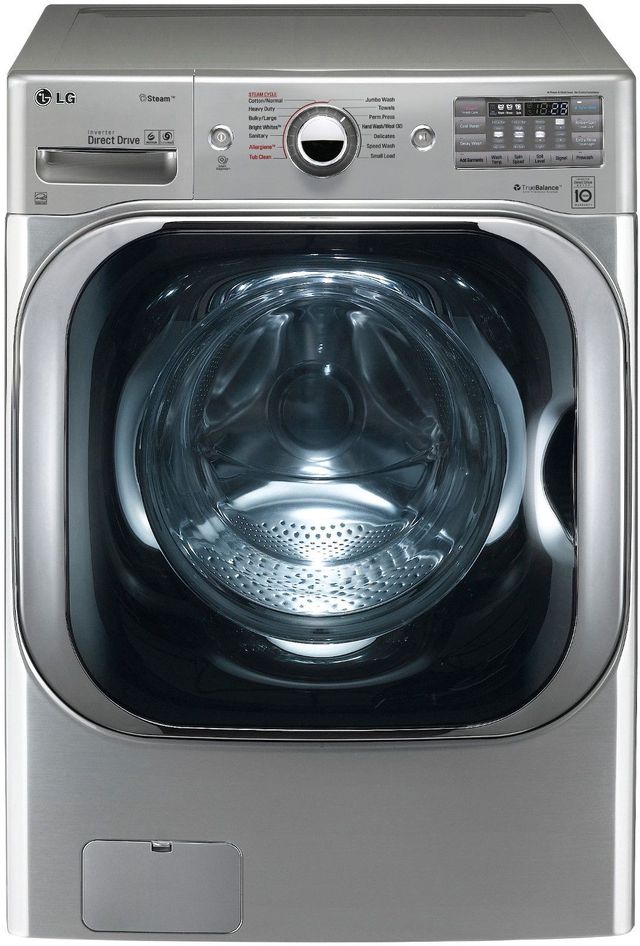 Steel chrome LG Front Load Washer 