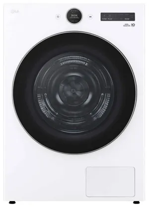 Front view of the LG DLHC5502W dryer