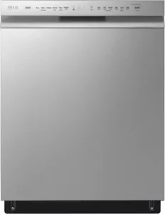 Front view of the LG LDFN4542S dishwasher