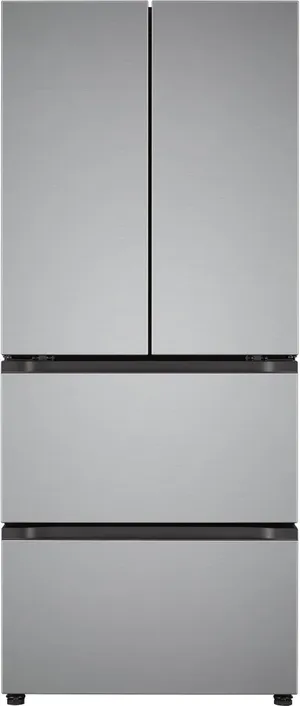 Credit: LG Front view of the LG LK14S8000V 30” French door refrigerator