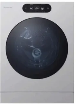 Front view of the LG Signature WM9900HSA washer