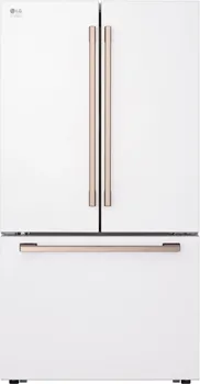 Front view of the LG Studio SRFB27W3 refrigerator