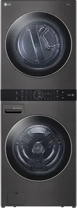 Front view of the LG WKEX200HBA WashTower 