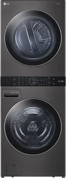 Front view of the LG WKEX200HBA laundry center 