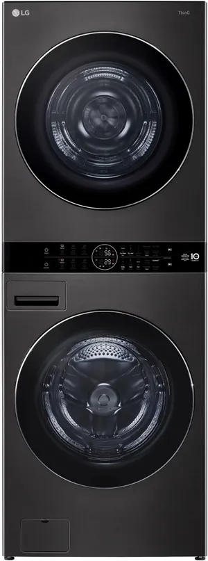 Front view of the LG WKHC252HBA WashTower 