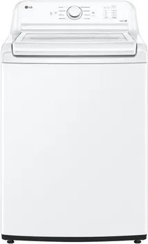 Front view of the LG WT6100CW washer