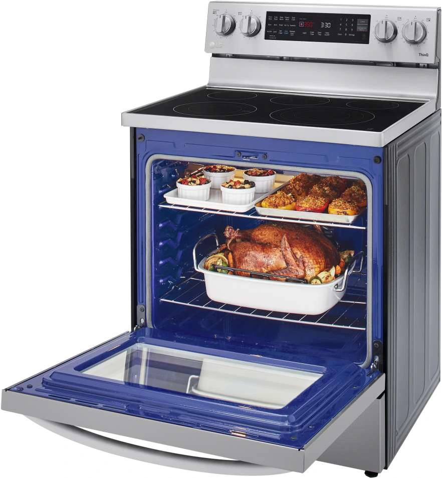 LG 30in PrintProof Freestanding Electric Range