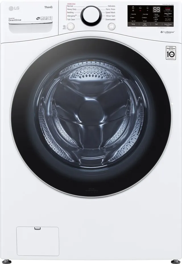 LG White Front Load Washer