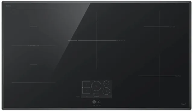 LG Studio 36in Black Induction Cooktop