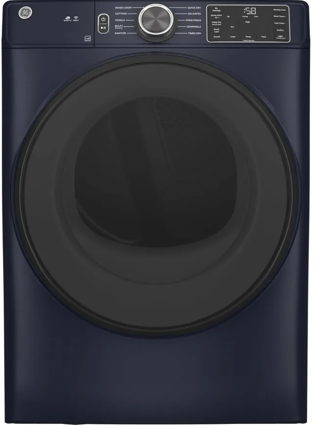 GE® 7.8 Cu. Ft. Sapphire Blue Smart Front Load Electric Dryer