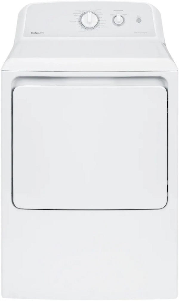 Hotpoint® 6.2 Cu. Ft. White Front Load Electric Dryer