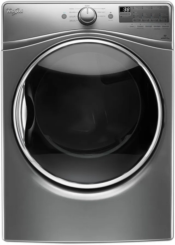 Whirlpool® Front Load Electric Dryer-Chrome Shadow