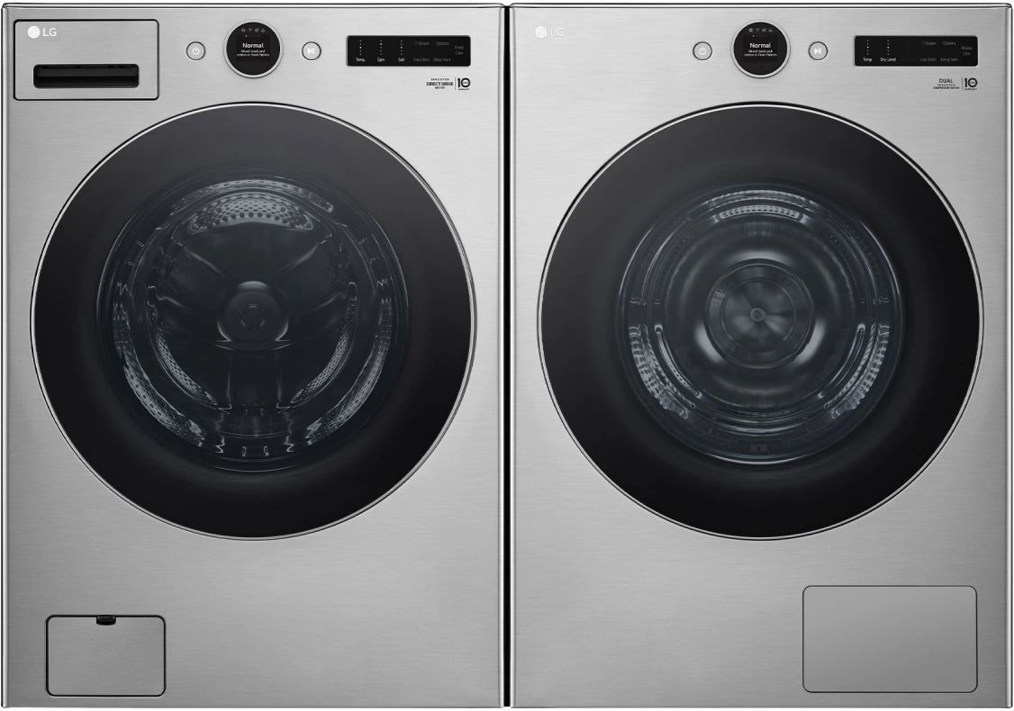 LG graphite washer dryer gas sets