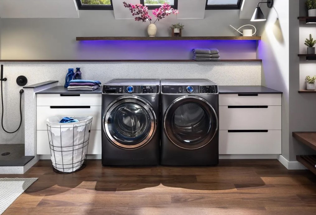 GE Profile Carbon Graphite Front Load Washer