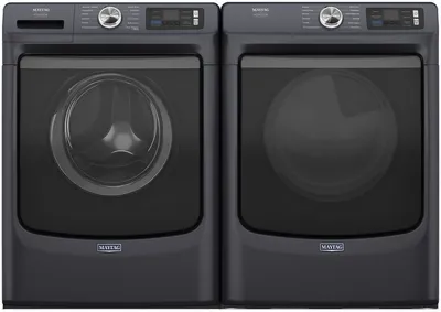 The Maytag MFW7020RF washer and Maytag MED7020RF dryer laundry pair
