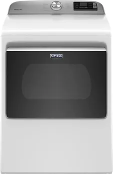 Front view of the Maytag MED6230HW dryer 