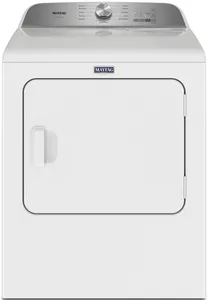 Front view of the Maytag MED6500MW dryer