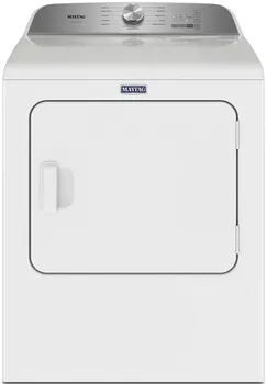 Front view of the Maytag MED6500MW dryer 
